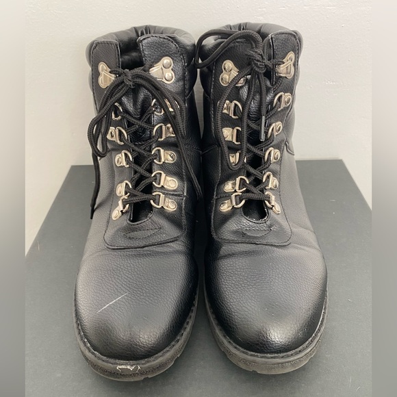 Nautica Black Leather Ankle Boots - Picture 2 of 4